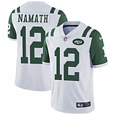 Nike New York Jets #12 Joe Namath White NFL Vapor Untouchable Limited Jersey,baseball caps,new era cap wholesale,wholesale hats